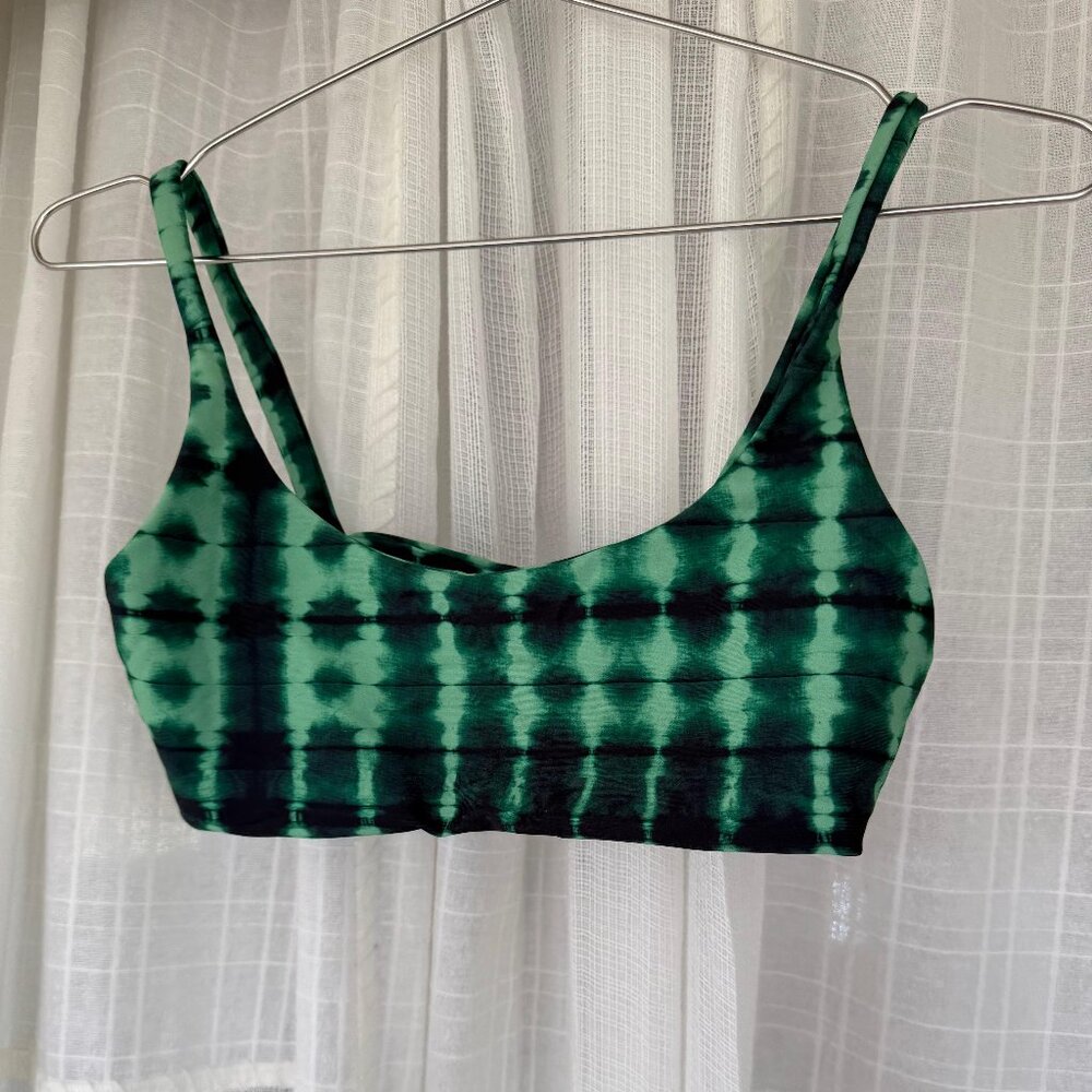 SKATIE Green Tie-Dye Bra Top Size Small